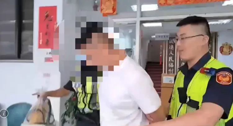 陳男遭依公共危險罪移送地檢署偵辦。翻攝畫面