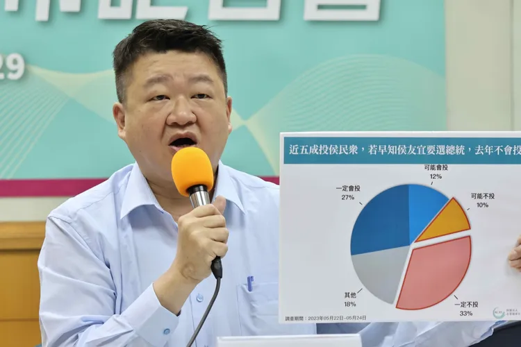 民進黨新北市黨部主委何博文。施昂強攝