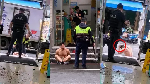 警棍狂K「超商浩克」　網紅律師直呼太扯：一定要對員警提告
