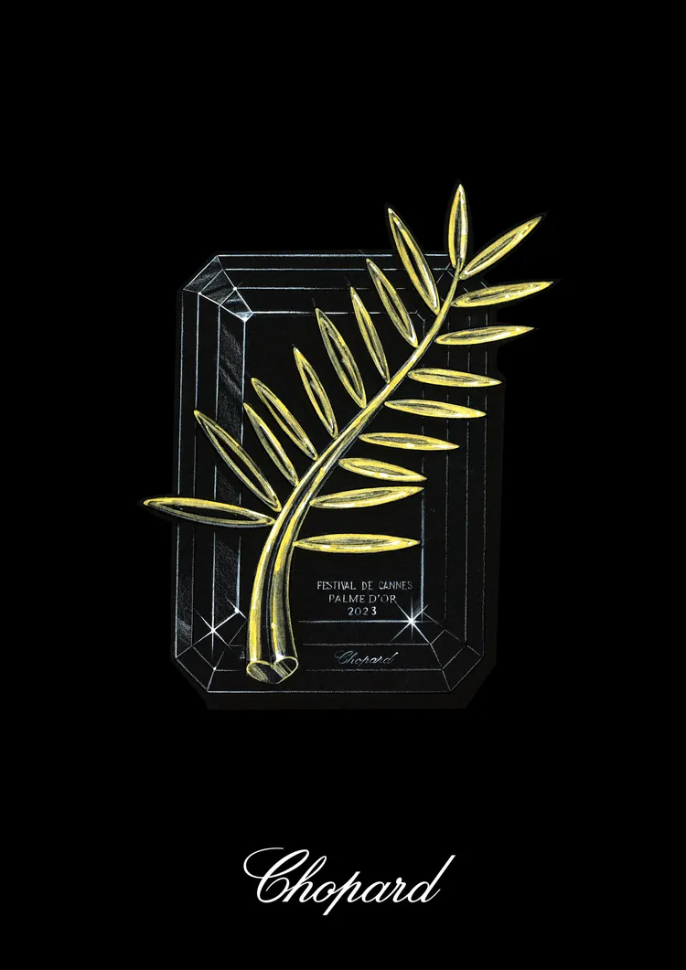 身為坎城影展最高榮譽的金棕櫚獎獎座，也是由蕭邦負責打造。品牌提供