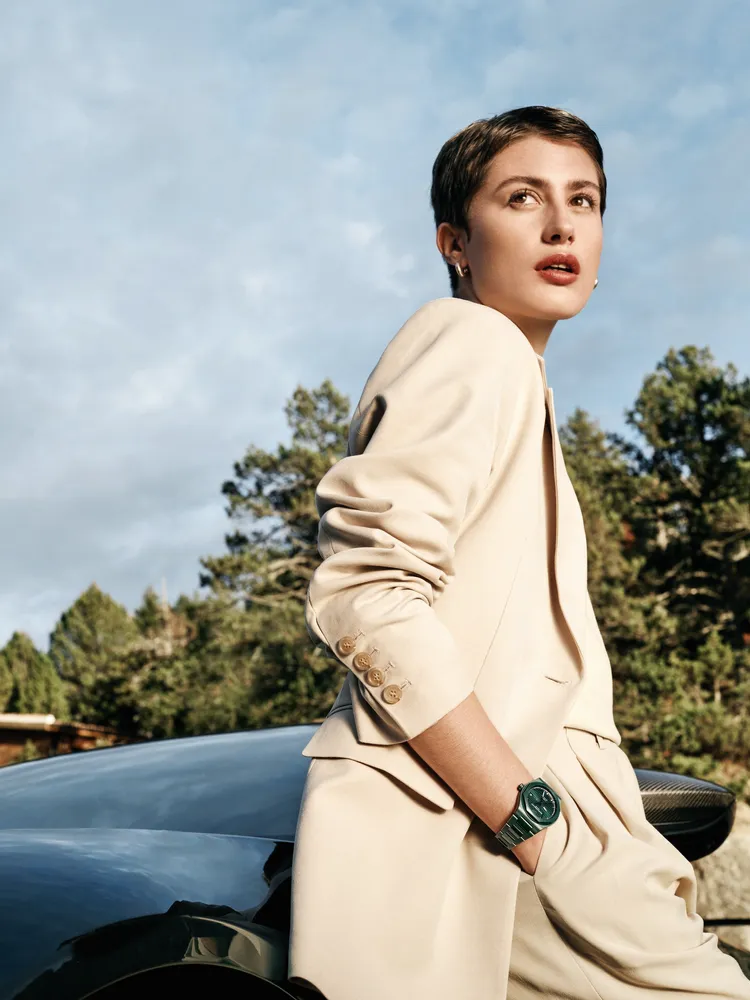 製錶品牌GP與英國名車Aston Martin近期推出的全新聯名錶款，採用經典的英國賽車綠為主題。品牌提供