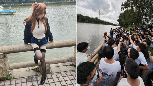 中國男硬起來「圍警局討人」　不爽攝到一半女coser被帶走了