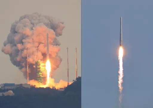 南韓自製火箭發射成功 已把7顆衛星送上軌道