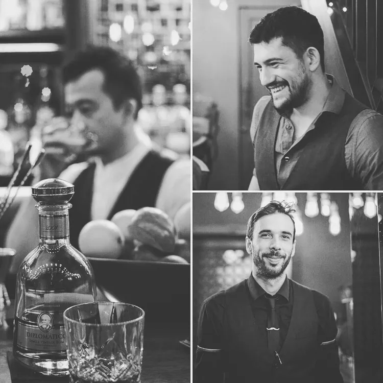 黃勝斌2015年來台經營酒吧，自己也參與調酒。翻攝自R&D IG