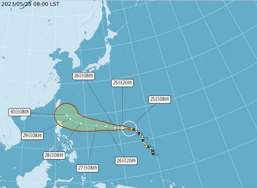 強颱瑪娃下周北轉！氣象局：不排除發海警　曝「這2天」是關鍵