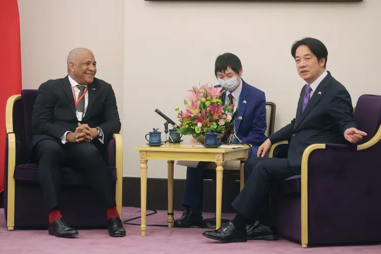 賴清德希望台灣及聖露西亞共同合作。府提供