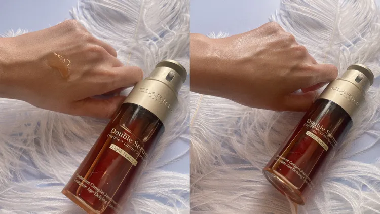 黃金雙激萃清爽版質地。張家玲攝