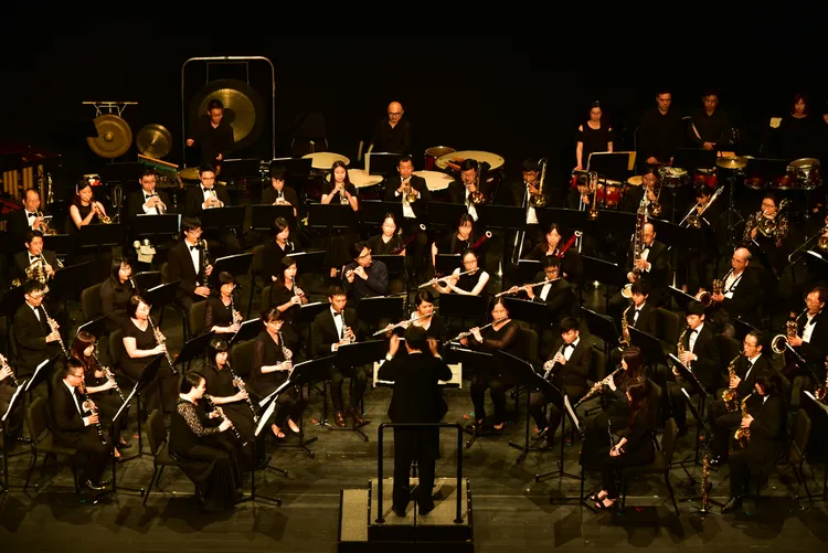 新竹交響管樂團。新竹市府提供