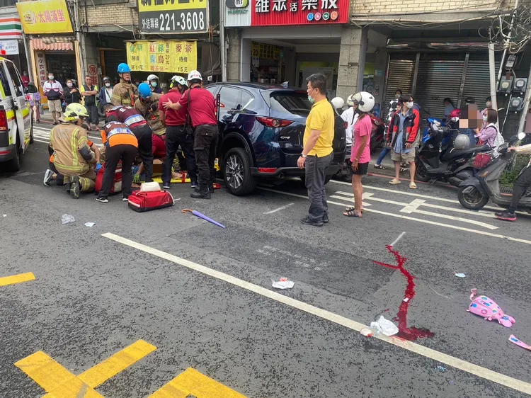 小女孩頭部重創，送醫不治。讀者提供