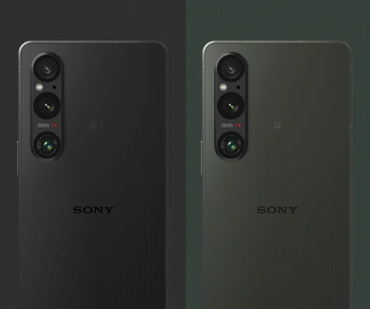Sony在台推出Xperia 1 V 經典黑、卡其綠兩色頂尖質感配色，建議售價為4萬1990元。原廠提供