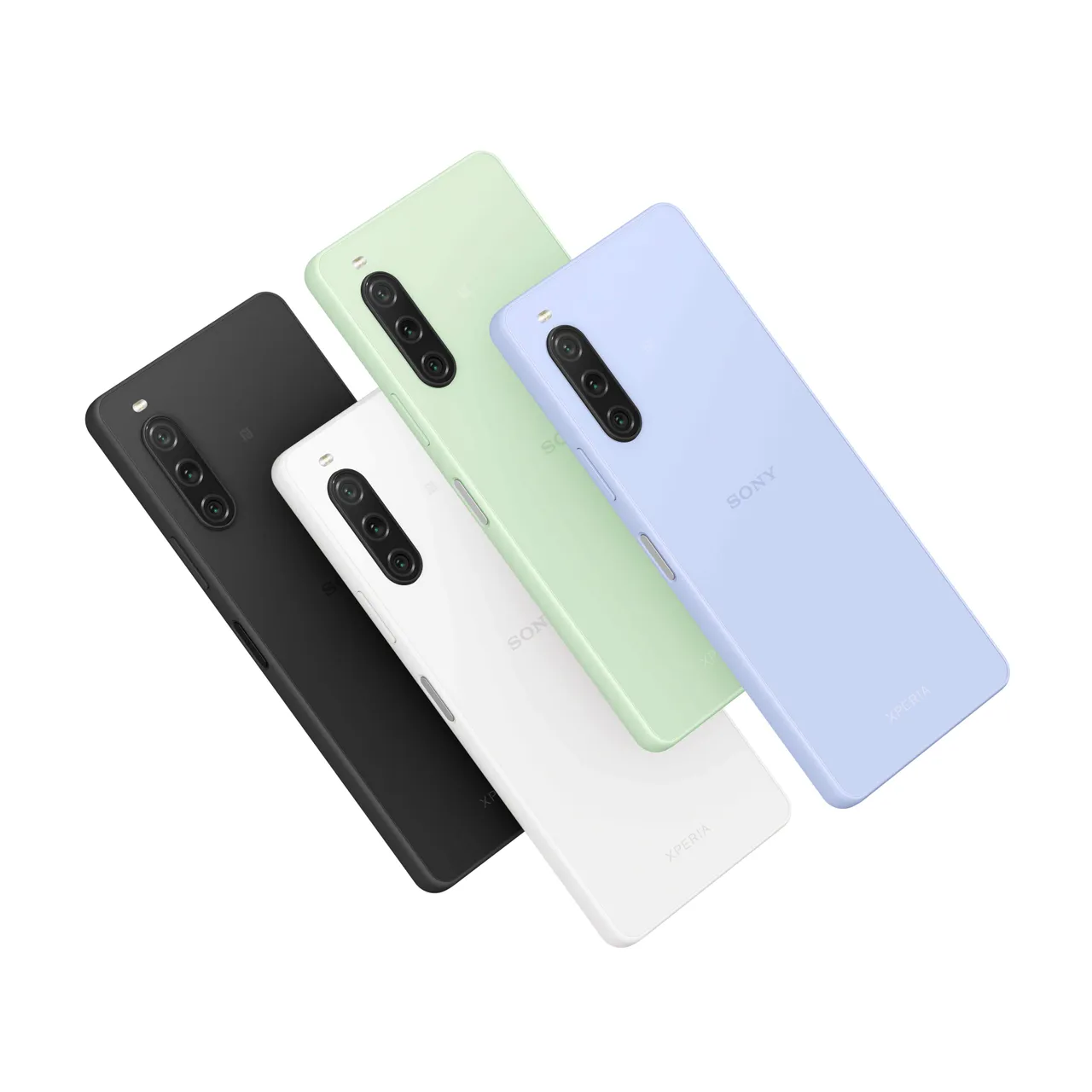 Xperia 10 V 预计于6月上旬上市，推出玫瑰黑、桔梗白、鼠尾草绿及薰衣草紫4色，建议售价 1万3990元。原厂提供