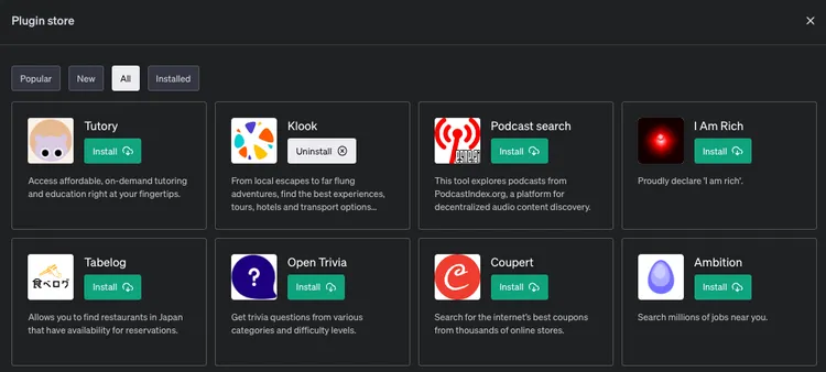 Klook日前在ChatGPT Plugin商店推出Klook外掛程式。業者提供
