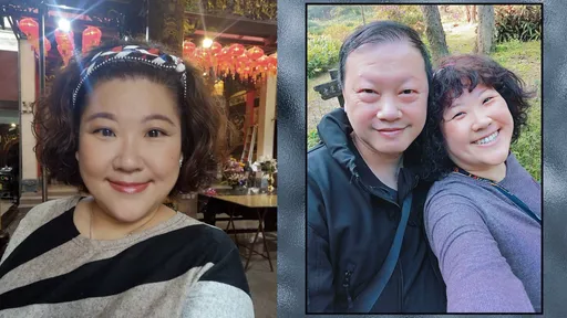 52歲「蠻牛太太」蔡湘宜結婚了 甜蜜依偎老公:一起過日子
