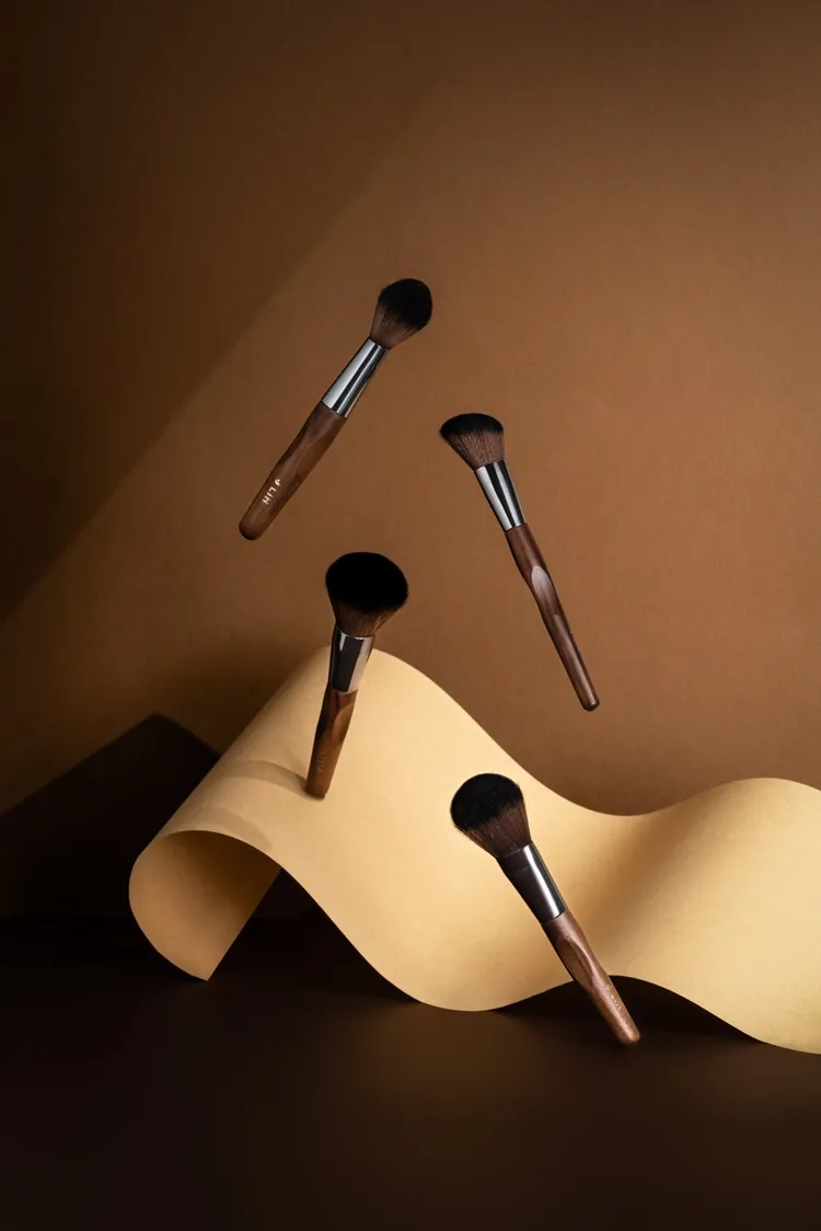 系列刷具擁有溫潤質感。品牌提供