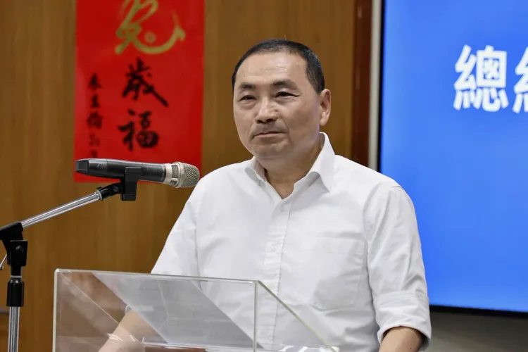 新北市長侯友宜31日受訪時稱副總統賴清德並無在正式場合說過「中華民國」。資料照片