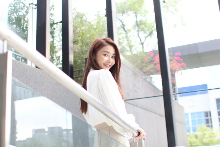 射手女陳子玄頗開朗。鄭孟晃攝