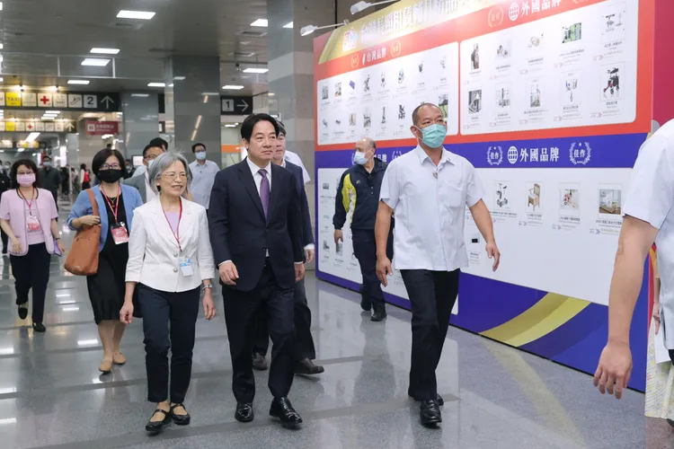 賴清德今出席ATLife台灣輔具暨長期照護大展。府提供