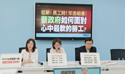 轟蔡英文勞工4政見全數跳票！　國民黨團諷：最好騙的一塊