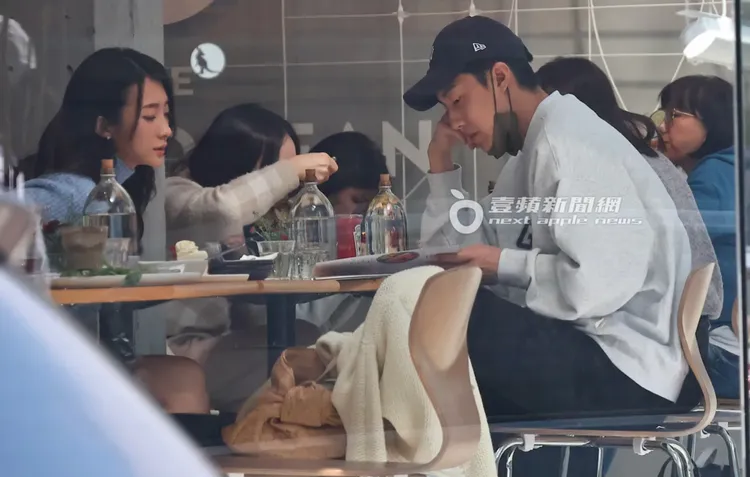 陳華（左）日前被拍到和蔡凡熙約會爆緋聞。資料照片