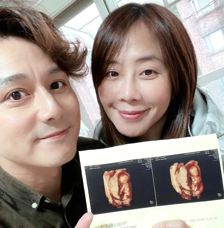 廖科溢搶先曝主播妻秦綾謙懷孕喜訊。取自廖科溢臉書