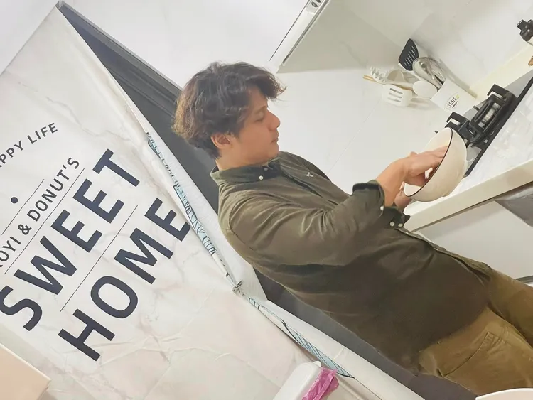 秦綾謙讚廖科溢是神隊友。取自秦綾謙臉書