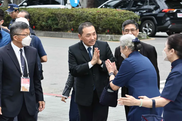 新北市長侯友宜是郭台銘參選總統的最大對手。資料照片，施昂強攝