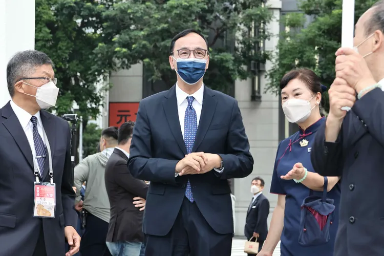 國民黨該如何整合，考驗主席朱立倫智慧。資料照片，施昂強攝