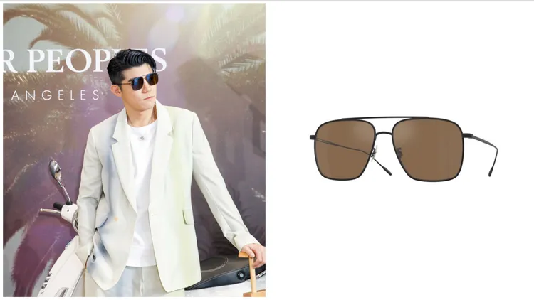 王柏傑最推薦系列中的Dresner墨鏡，1萬5800元。品牌提供