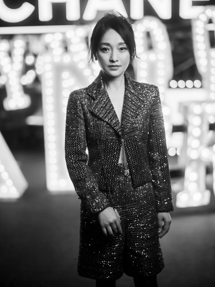 金馬影后周迅也遠赴加州觀賞香奈兒度假大秀。品牌提供