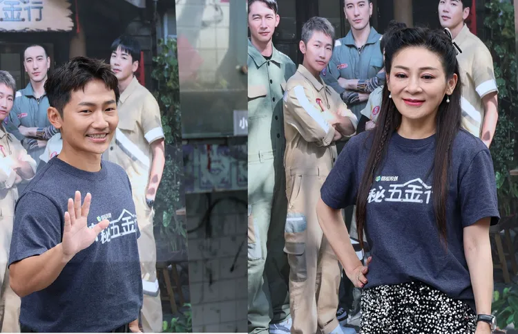 蔡昌憲（左）與王彩樺互動有趣。鄭孟晃攝