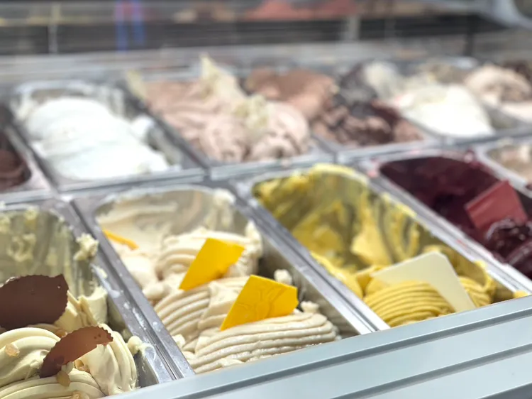 歌詩達莎倫娜號上能吃到道地義式Gelato。曾仲葳攝