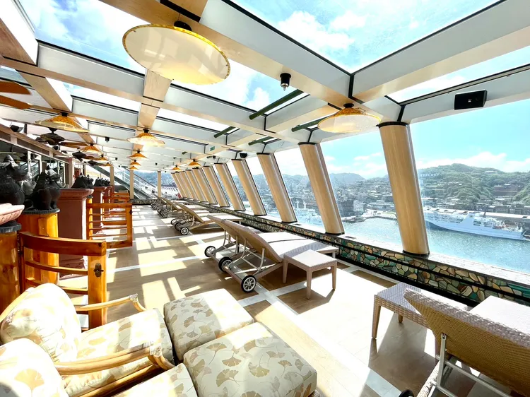 歌詩達莎倫娜號7月到10月將會有26航次專為台灣市場設計，行程4至6天，包含日本與韓國。曾仲葳攝