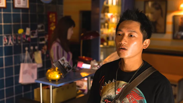 蔡昌憲拍到一半被突襲。麻吉砥加電影提供