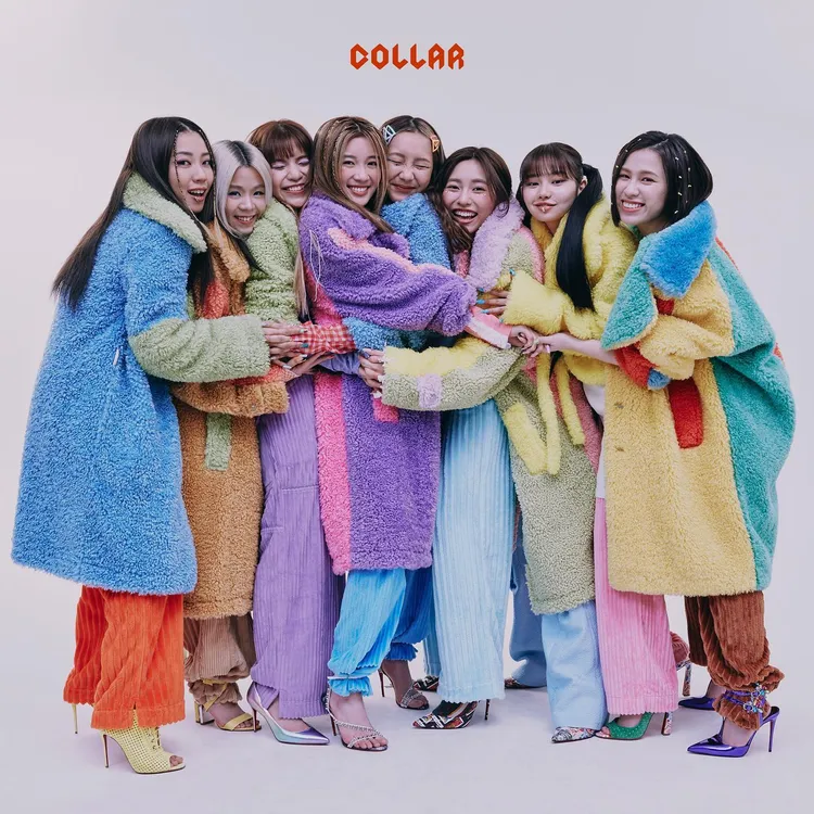 So Ching（左三）退出之後，COLLAR剩下7名成員。翻攝COLLAR IG