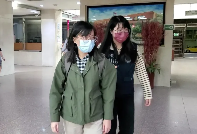 吳積霖的女性友人葉鋆宣。資料照片