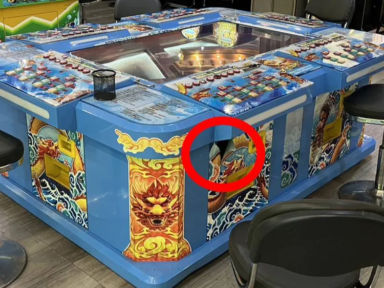 釣魚機台出現「漏洞」。讀者提供