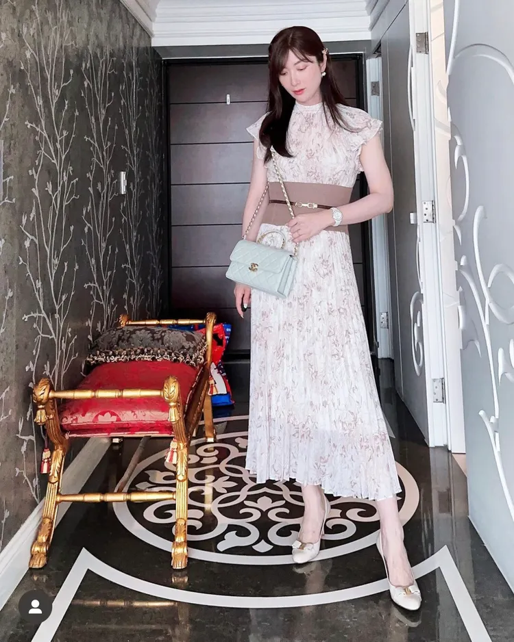 陳漢章打扮比女人還女人。翻攝IG / 檢察官RAKU的OOTD