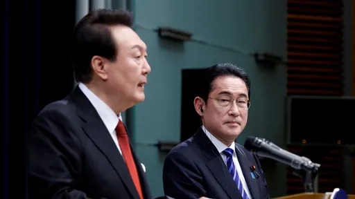 日相岸田文雄啟程訪韓 隔12年兩國穿梭外交互訪