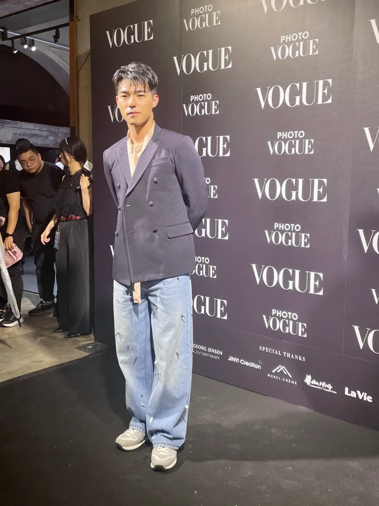 陳昊森選擇VALENTINO服裝亮相。張家玲攝