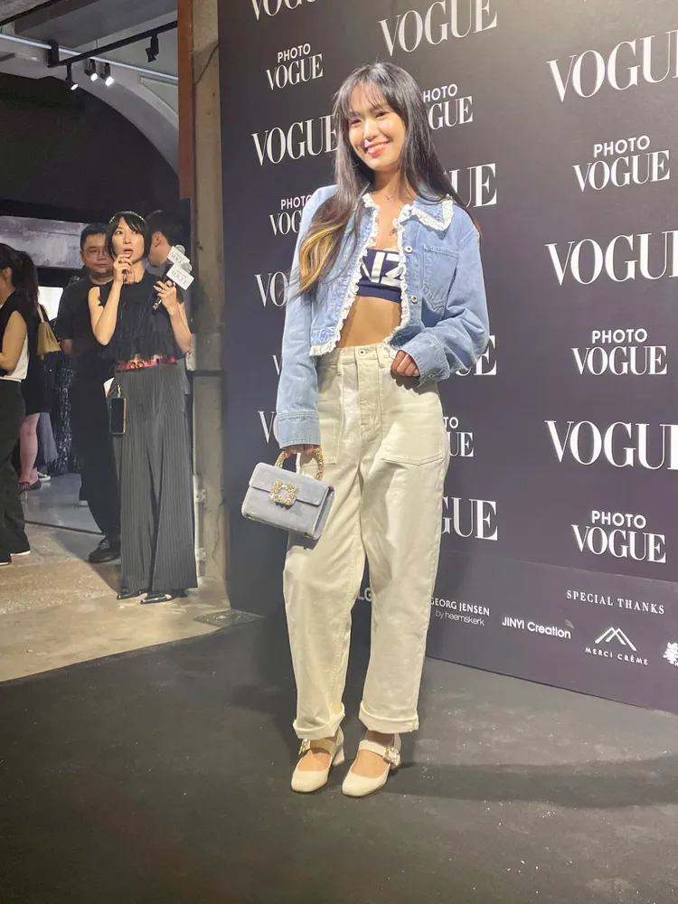 孫盛希的KENZO服裝暗藏性感心機。張家玲攝