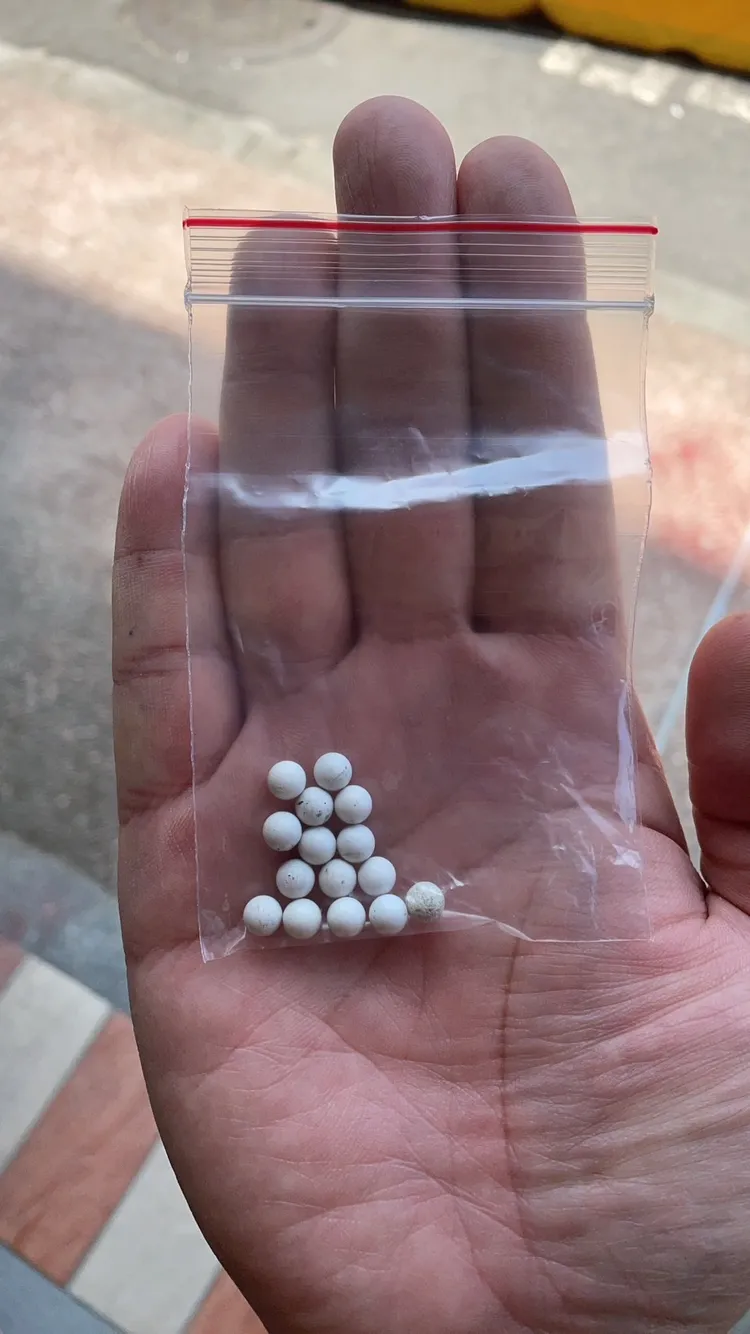 不明人士射擊BB彈。翻攝畫面