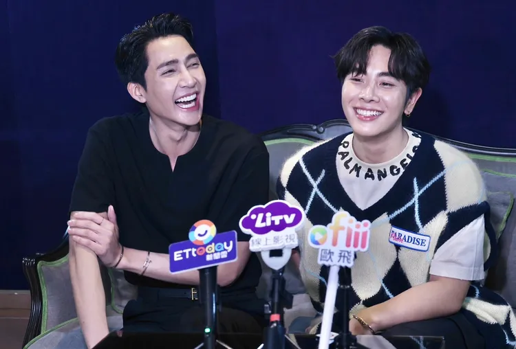 Earth（左）、Mix認識快10年，已經很有默契。林林攝