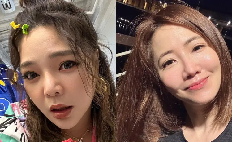 小甜甜(左)和謝忻昔日閨蜜鬧翻。翻攝自小甜甜臉書、謝忻臉書