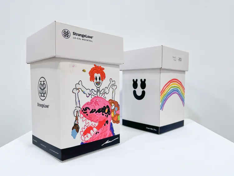 「StrangeLove X 朱晨維Mocktail聯名禮盒」設計饒富童趣。業者提供