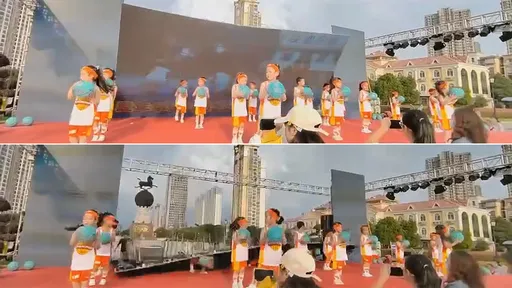 巨型螢幕倒塌「砸趴幼兒園9童」　兒童節彩排衰遇爛舞台