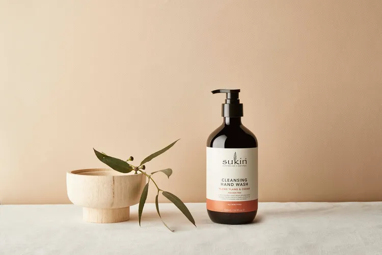 天然純淨洗手凝露#依蘭依蘭愛雪松，550ml／399元。品牌提供