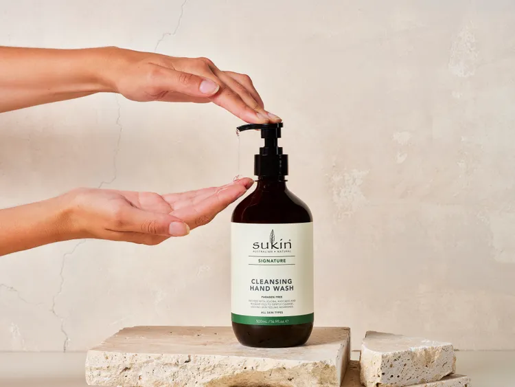 天然純淨洗手凝露#經典香氛，550ml／399元。品牌提供