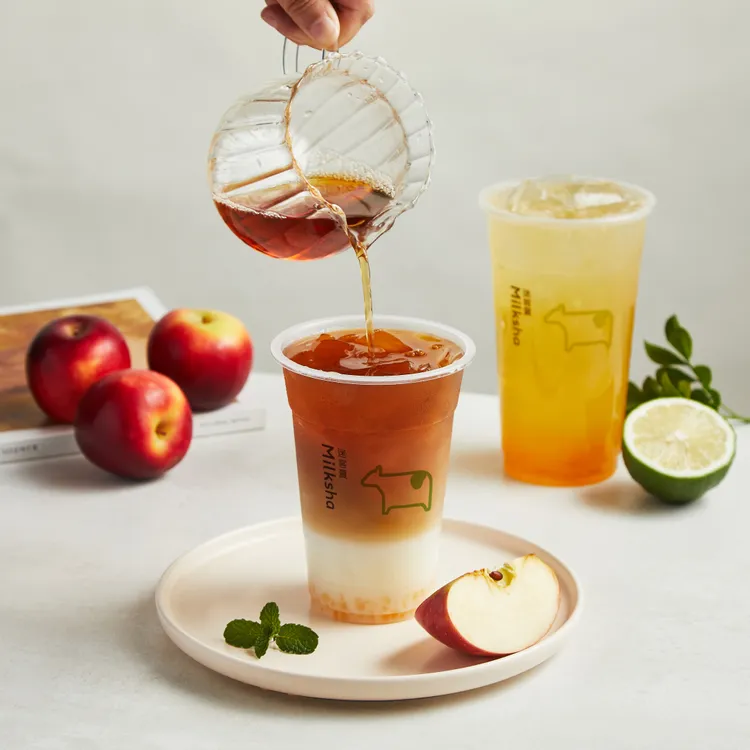 迷客夏新品蘋果伯爵拿鐵。業者提供