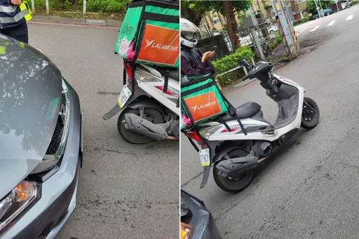 想碰瓷？外送騎士2次「謎之急煞」要求償　警不買帳先開罰單