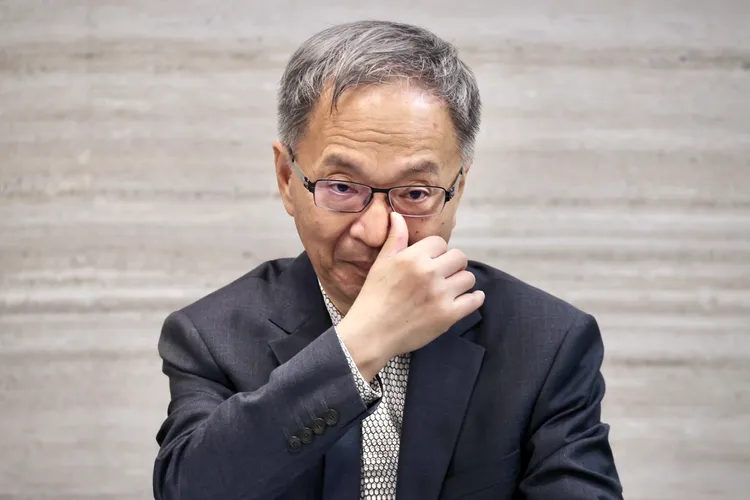 薛瑞元喊話，不要讓台灣變成受歧視的國家。林林攝